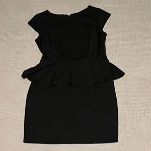 Mossimo black peplum dress